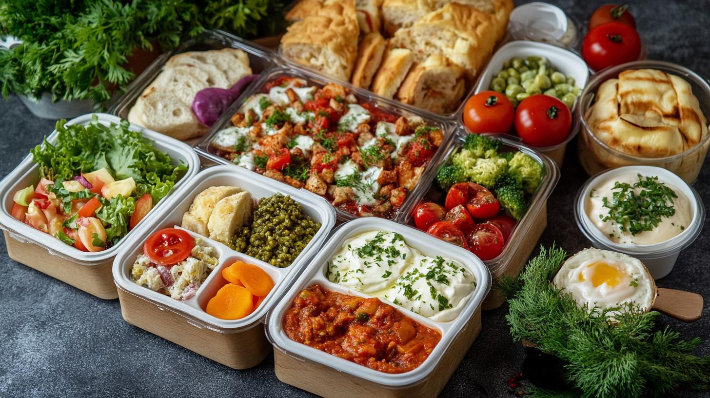 стиль food поставщик готовых обедов